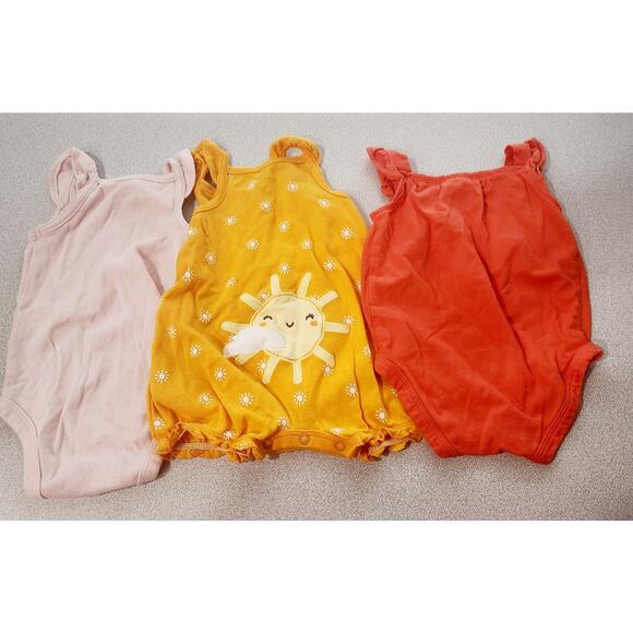 Carter's Multi Color Baby Girl Rompers 3 Months - Picture 2 of 3